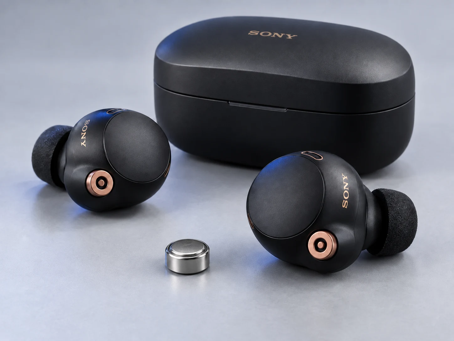 Sony WF-1000XM4 із зарядним кейсом та змінним акумулятором